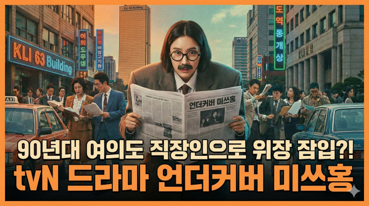  박신혜_고경표의 90년대 여의도 위장 잠입드라마! 직장인이라면 무조건 공감할 tvN 드라마 언더커버 미쓰홍