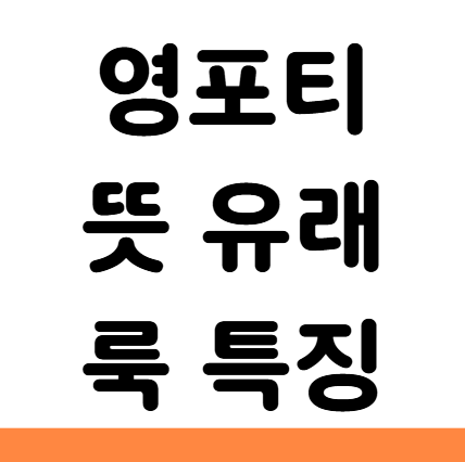  영포티 뜻 유래 룩 말투 특징
