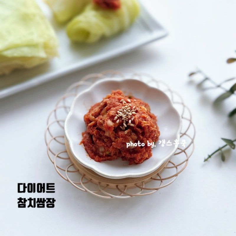 풍자쌈장 레시피 -3kg 다이어트 참치쌈장 만들기
