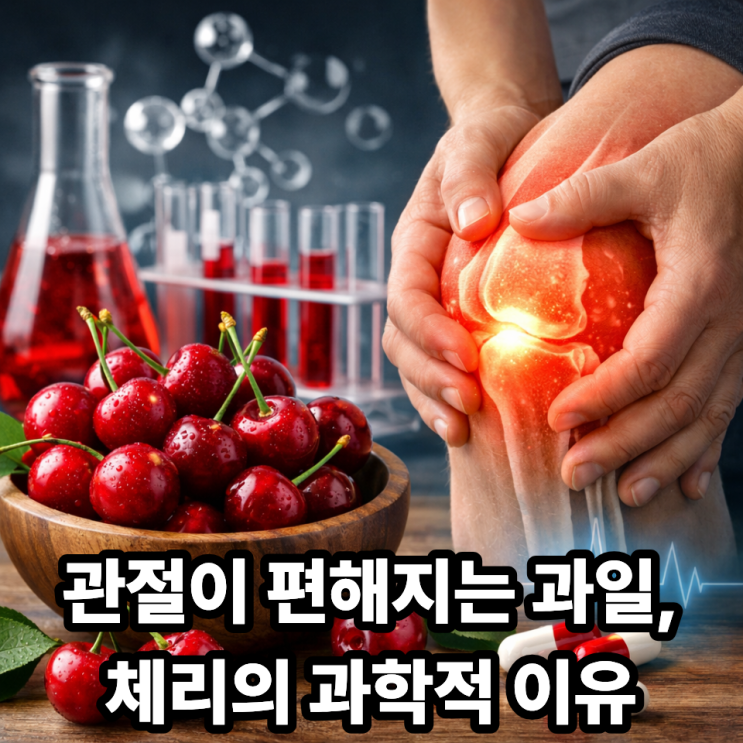  체리가 관절 통증 완화에 좋은 이유｜염증·통풍에 대한 과학적 근거 정리