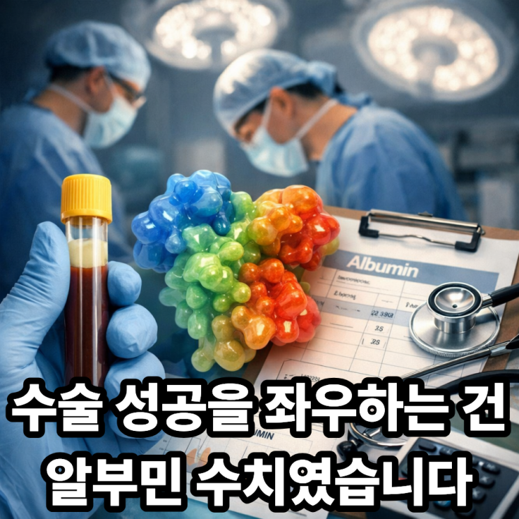   수술 전 알부민 수치가 중요한 이유｜회복을 좌우하는 숨은 기준