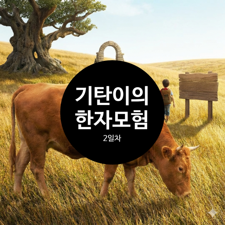  기탄이의 한자모험 2일차 : 동물(動物)과 관련된 한자어