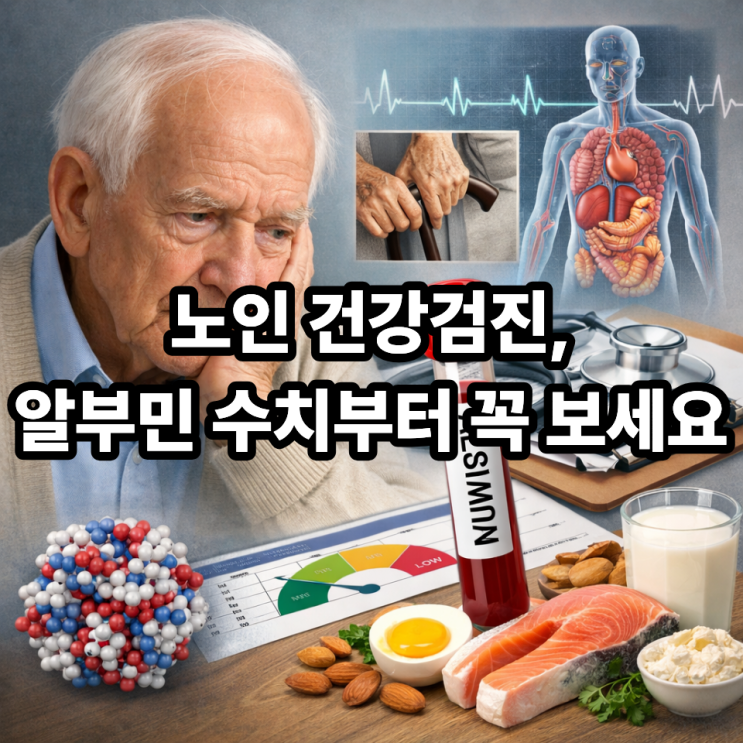   노인에게 알부민 수치가 중요한 이유｜단순 수치가 아닌 ‘생존 신호’