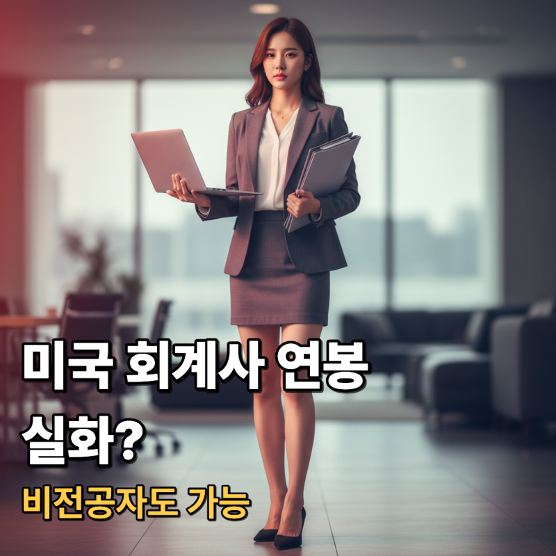 미국 회계사 연봉 실화? 비전공자도 가능한 이유까지 전부 공개