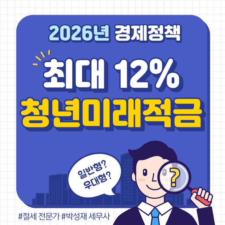  2026년 청년미래 적금 신설, 12% 정부 기여금 받고 2천만 원 모으기