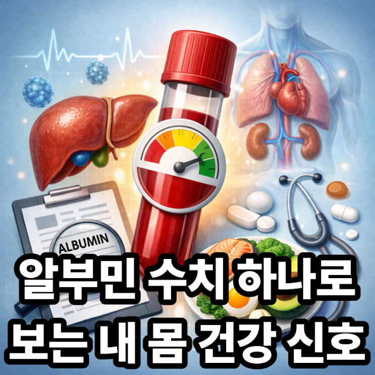   알부민 수치가 의미하는 건강 신호｜혈액검사 결과, 이렇게 해석하세요