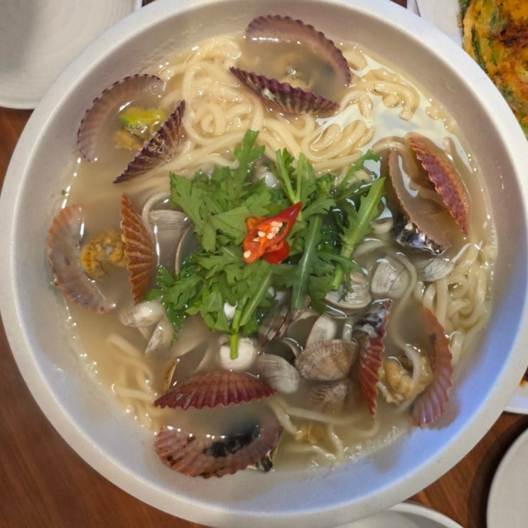  창원 해물칼국수, 해물파전 맛집 동읍 만조칼국수