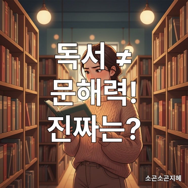  독서량 = 문해력? 착각입니다! 진짜 문해력은 '이것'에 달려있다