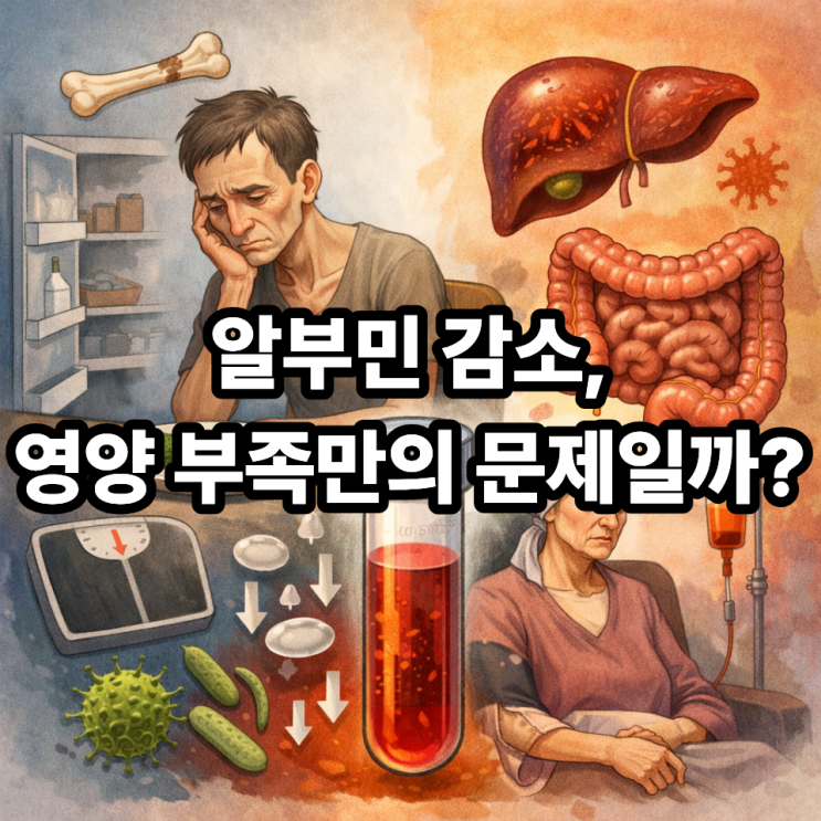  알부민 감소 원인, 단순 영양 부족일까?｜숨어 있는 진짜 이유