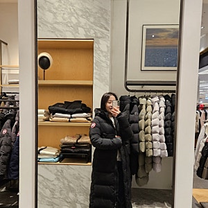 캐나다구스 여성 롱패딩 알리스톤 사이즈 가격 후기(ft. 백화점 구매 꿀팁)