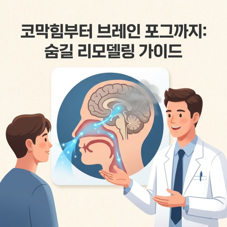 코막힘부터 브레인 포그까지: 점막의 수분 통로를 열어 숨길을 리모델링하다