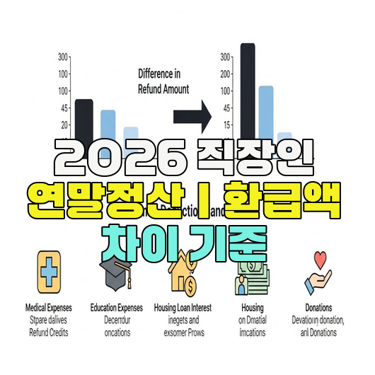  2026 직장인 연말정산｜환급액 차이 기준