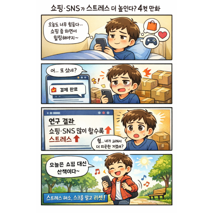 ️ “쇼핑으로 스트레스 풀어요”… 진짜 효과 있을까? 