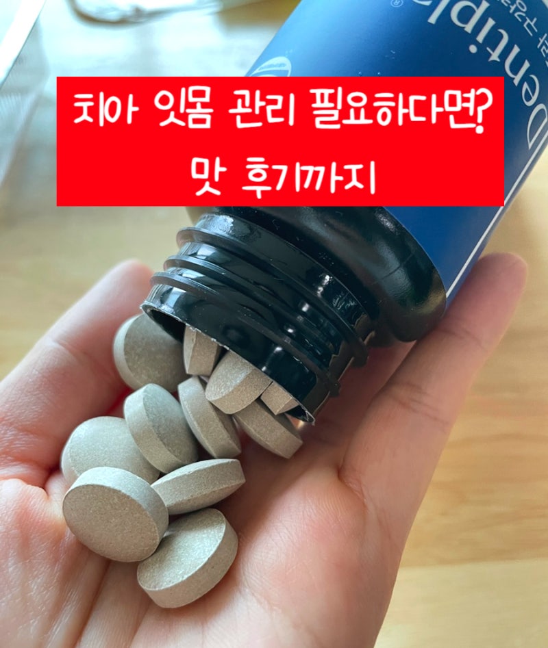 잇몸영양제 덴티플라 구강케어 후기,치아영양제 찾으신다면 참고하세요