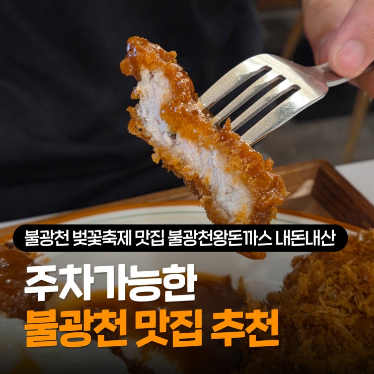  불광천 맛집 추천 벚꽃놀이 후 방문하기 좋은 주차가능한 응암역 돈까스 불광천왕돈까스 내돈내산