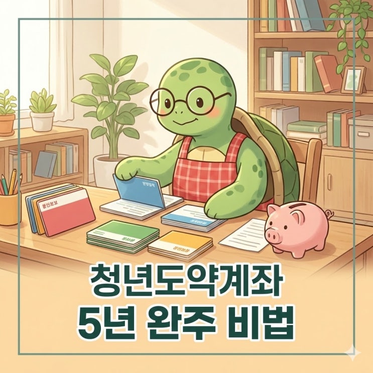  청년도약계좌 5년 완주, 실패 없는 통장 쪼개기 방법