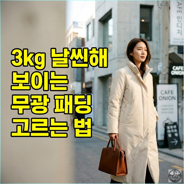  미니멀 무드 겨울 패딩 부해 보이지 않는 인생 핏 찾는 법 3가지