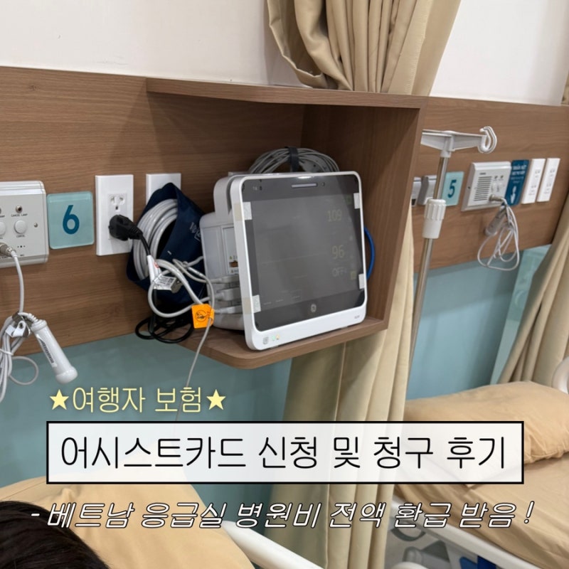 내돈내산 어시스트카드 여행자보험 후기 | 병원비 전액 환급(서류, 기간, 신청방법) 한달살기....