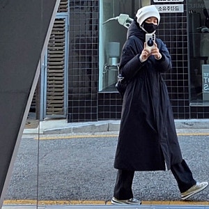 요즘 없어서 못 산다는 여배우 명품패딩 (노비스 아우라 롱패딩 가격 사이즈)