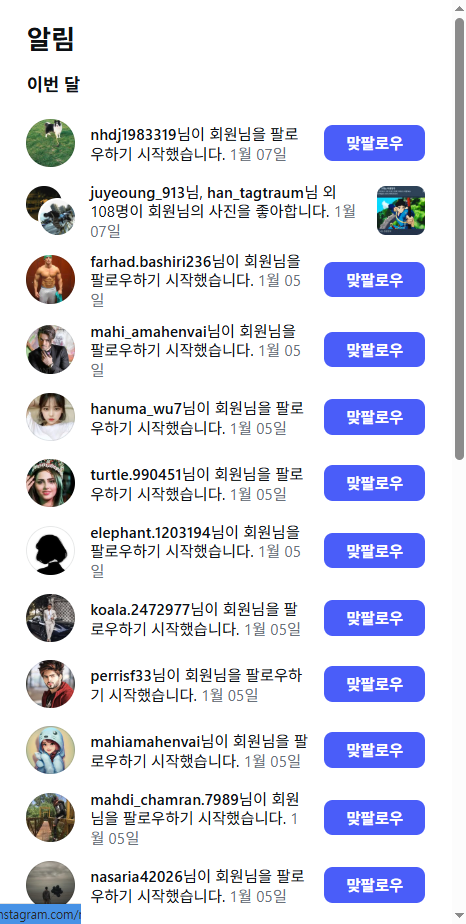  인스타그램 해외 팔로워 퀄리티