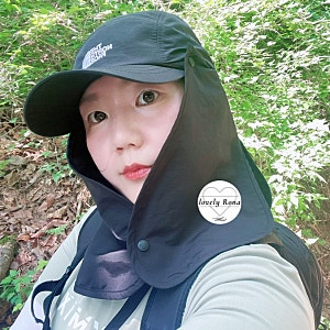노스페이스 에코 쉴드캡 블랙 후기 :: 여름 등산 모자로 추천