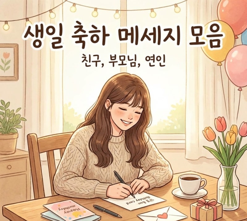 생일 축하 메세지 모음 친구, 부모님, 연인 이미지 문구 글귀