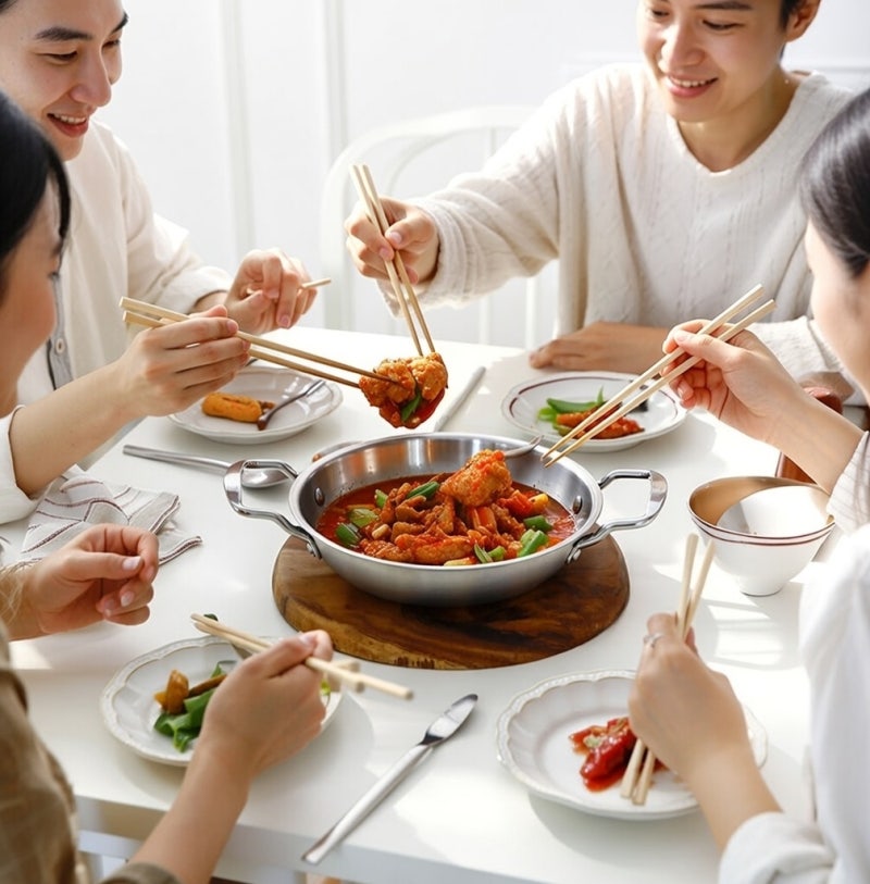 감자탕·김치찌개·전골까지 가능한 낮은 스텐 전골냄비 후기