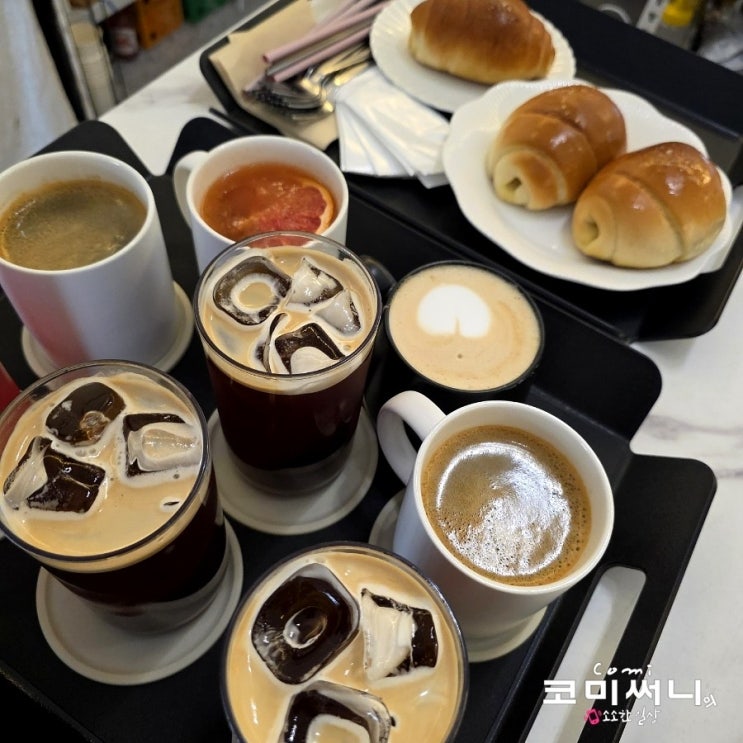  [천호동 24시 카페] 스타시티 대형카페 비트카페라운지 천호점 소금빵 맛집