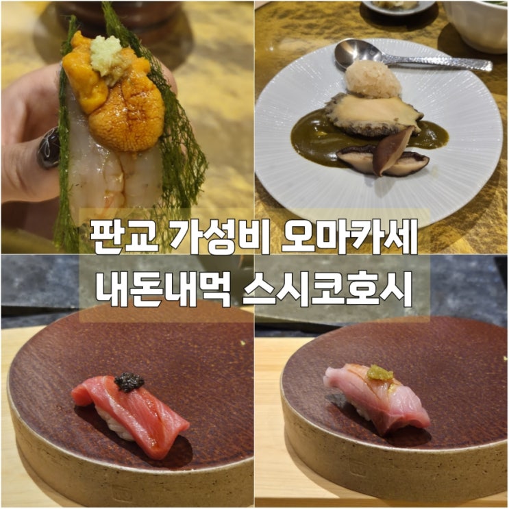  판교 가성비 오마카세 추천 스시코호시