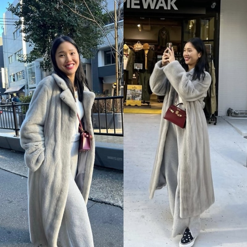 “올리자마자 빛삭” 오마이걸 미미 밍크코트 난리난 이유