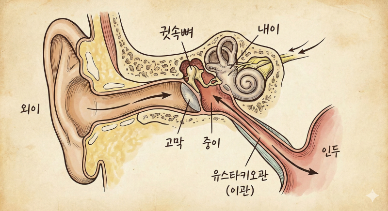 침을 삼켜도 여전한 귀 먹먹함(이충만감), 무엇이 문제일까요