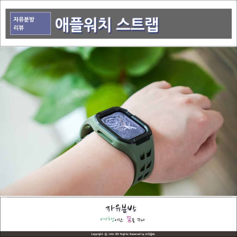 애플워치se3, se2 일체형 오닉스 스트랩 케이스 추천