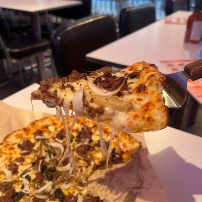 [하단맛집] 노모어피자부산하단점 콰트로머쉬룸불고기피자, 치즈오븐김치볶음밥 후기