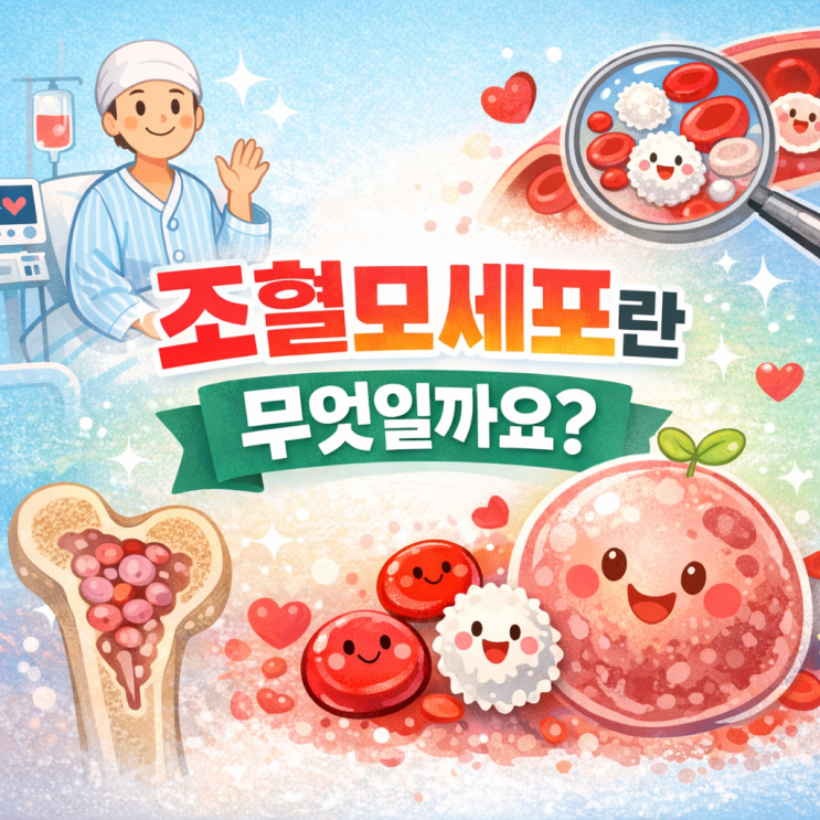  [조혈모세포 기증 후기 3부작]1화. 어떻게 내 혈액으로 혈액암을 치료하죠?(조혈모세포란 무엇인가?)