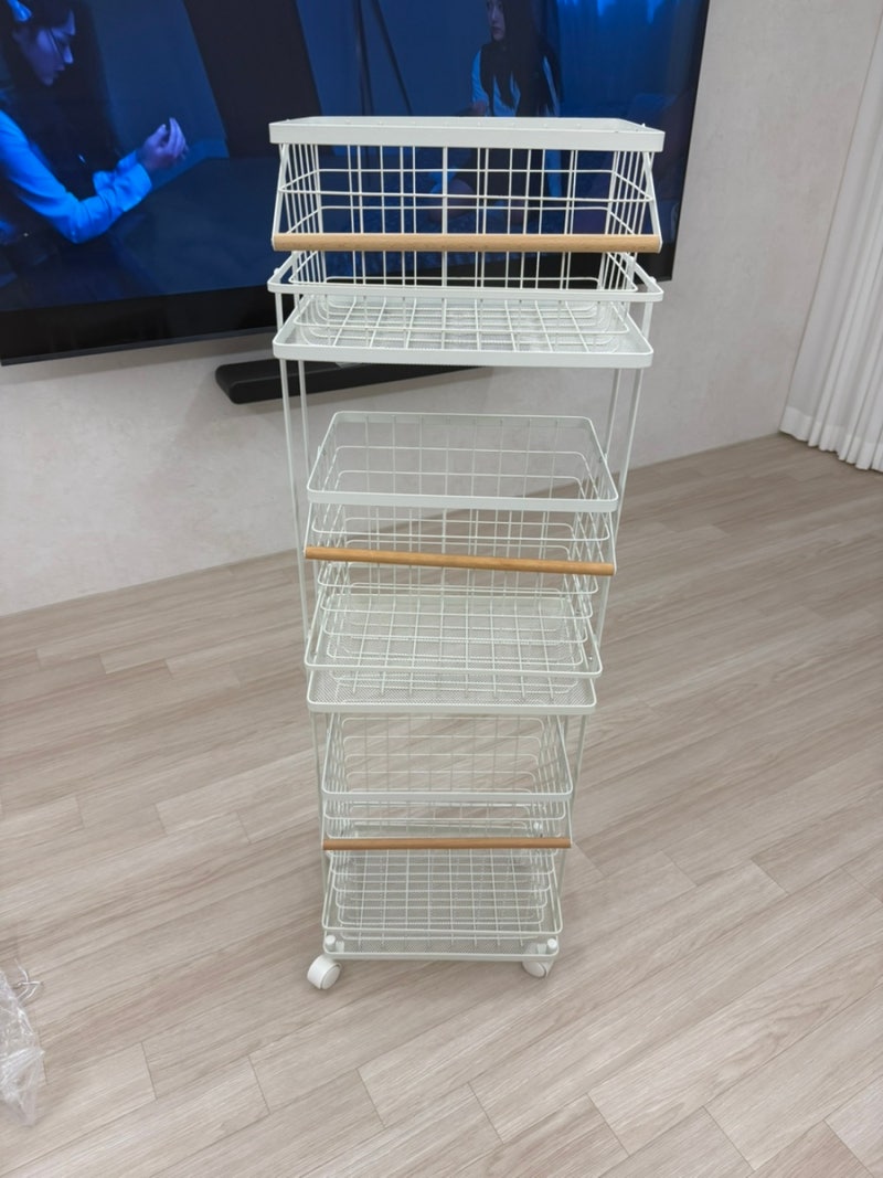 한샘 3단 빨래바구니 후기