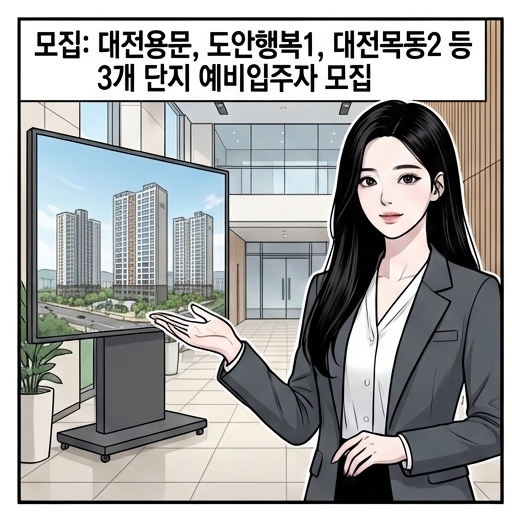  대전용문 행복주택, 도안LH 천년나무행복1단지, 대전목동2 행복주택 신혼부부 고령자 대학생 신청가능!