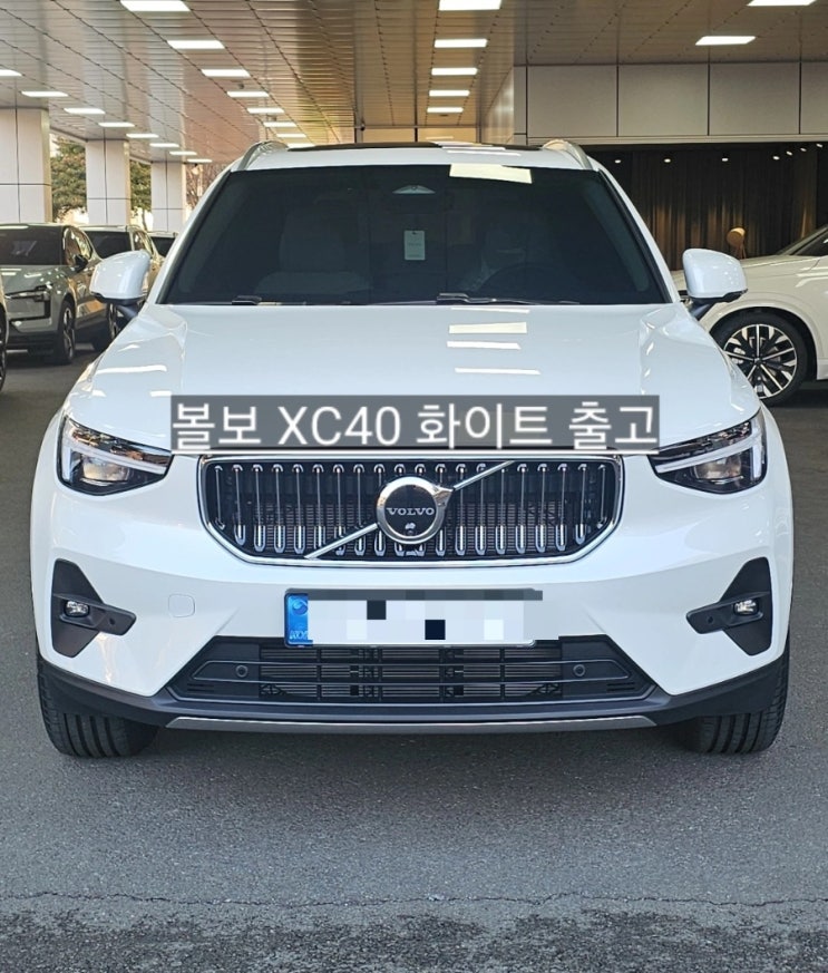  창원 볼보 전시장 XC40 화이트 출고 볼보 이재훈 대리