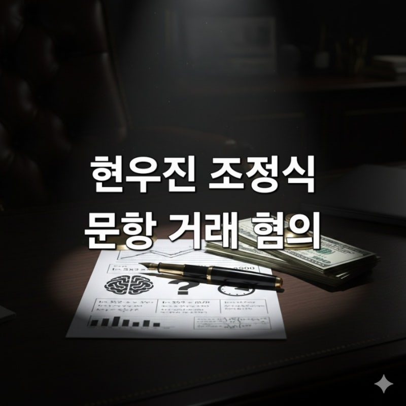 현우진 조정식 일타강사 문항 거래 혐의