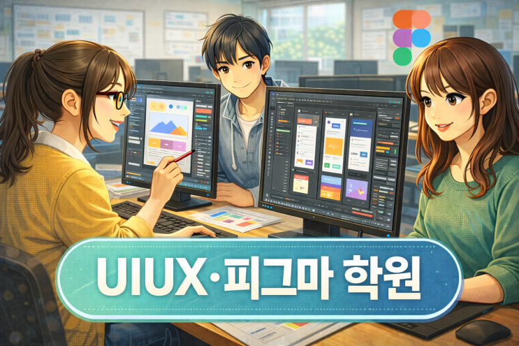  UIUX 피그마 학원｜요즘 UIUX 공부는 왜 피그마부터 시작할까?