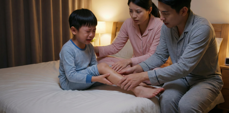 밤마다 "다리 아파" 우는 아이, 시간이 지나면 괜찮아질까요? (성장통 한의원)