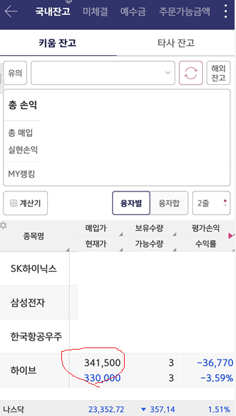  하이브 주식 투자(Gemini vs Chat GPT 비교) 1일차