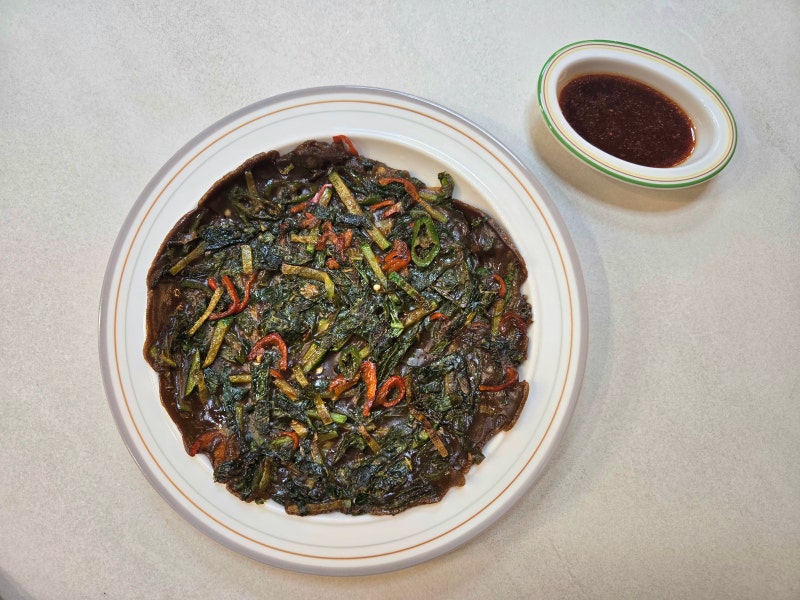 깻잎도토리전 만들기｜쫀득한 도토리부침개 레시피｜간단안주