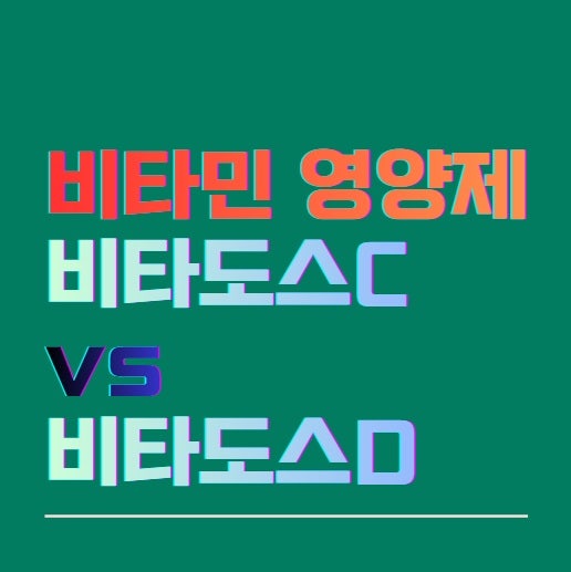 비타도스C 3000 비타도스D 5000IU 비타민C 비타민D 고함량 추천 비교 후기