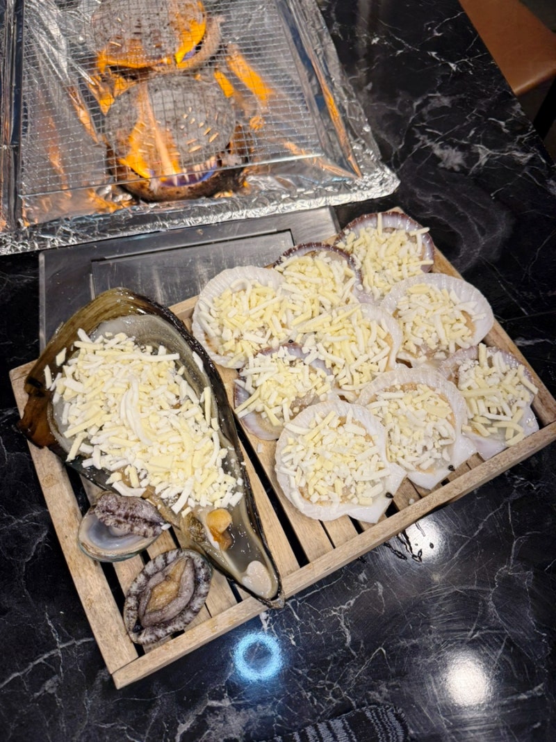 을왕리 조개구이 무한리필 추천 조개+고기 49,000원 솔직 후기