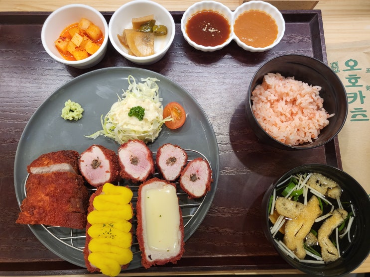  대구혁신도시맛집 오호카츠｜홍국쌀 붉은 돈까스로 건강까지 챙기는 돈까스 맛집