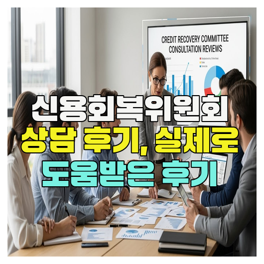  신용회복위원회 상담 후기, 실제로 도움받은 후기