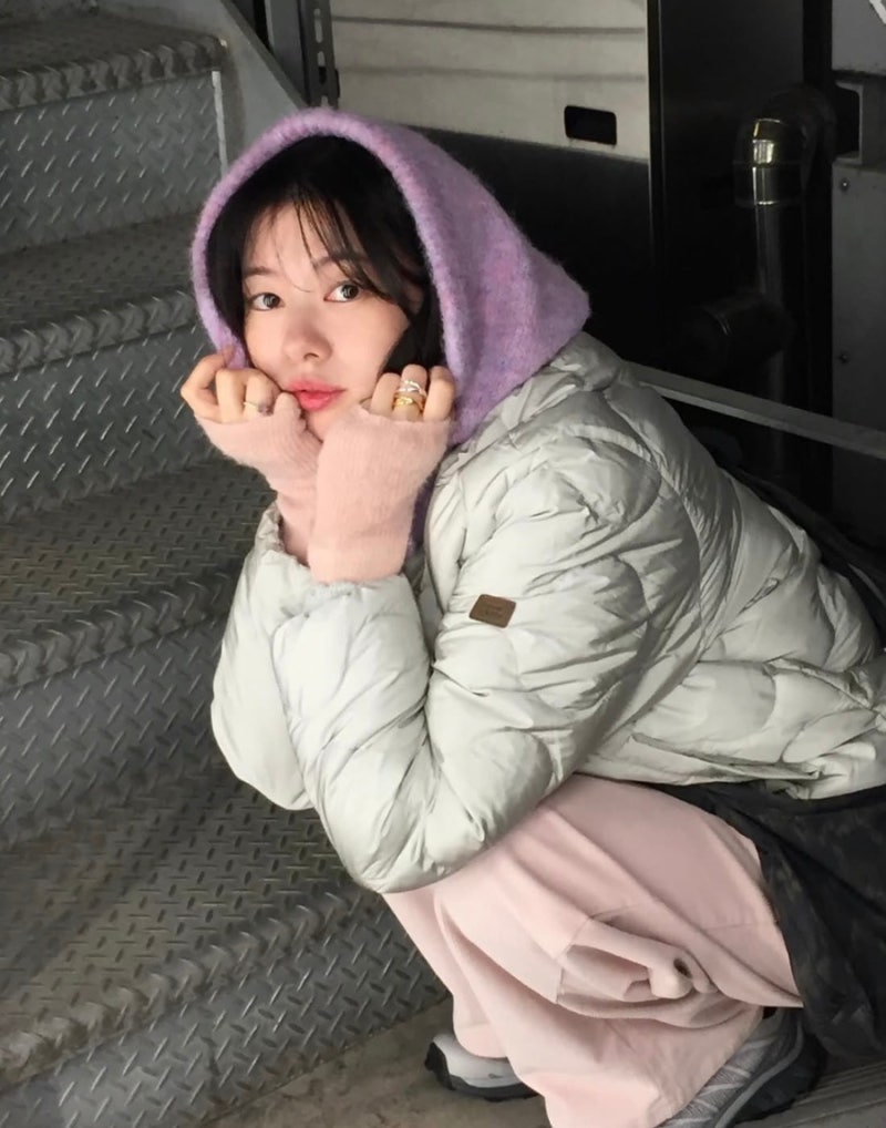 플러팅 성공률 100% 정소민 패딩 코디