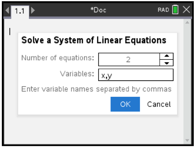  [수학 꿀팁] TI-Nspire CX II로 연립일차방정식(Systems of Linear Equations) 완벽 정복!