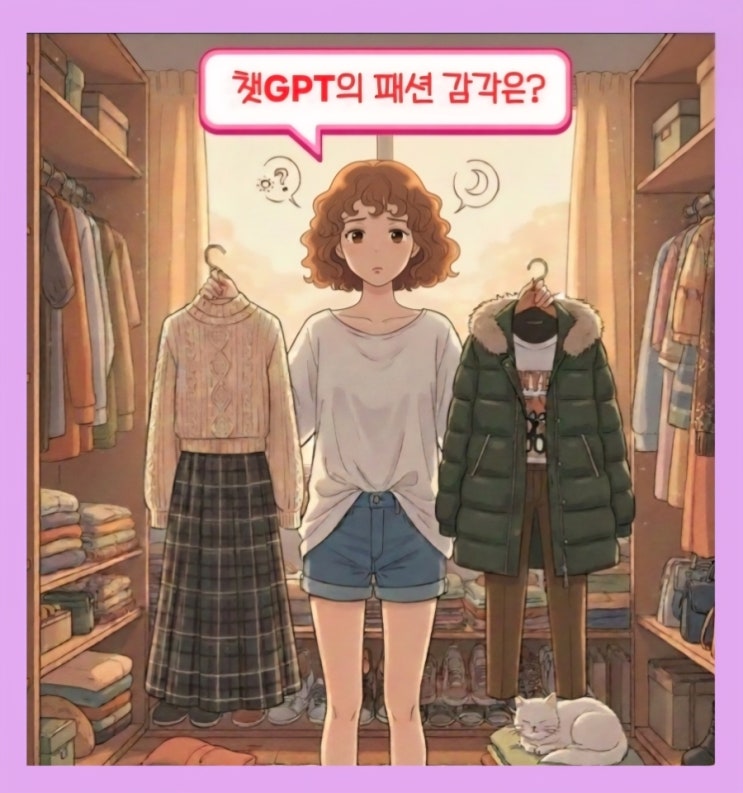  챗GPT에게 코디를 맡겨봤다 –  패션감각은 없는 걸로 결론