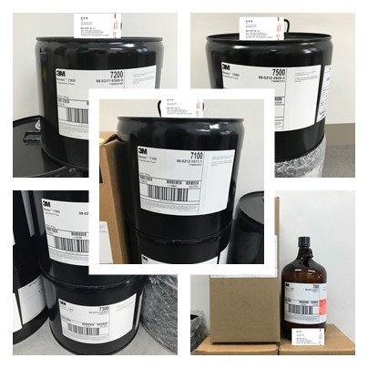  3M Novec Engineered Fluid, Novec 7100 / 7200 / 7300 / 7500 / 7000 / 649 / 71IPA / 71DA / 72DA
